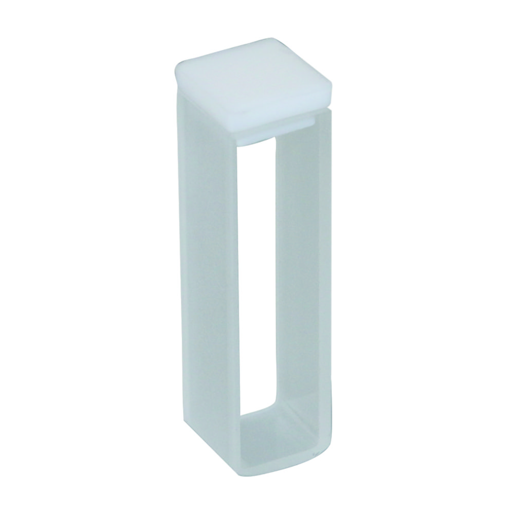 Cuvet kwartsglas, 3,5ml, lichtweg 10 mm, PTFE-deksel