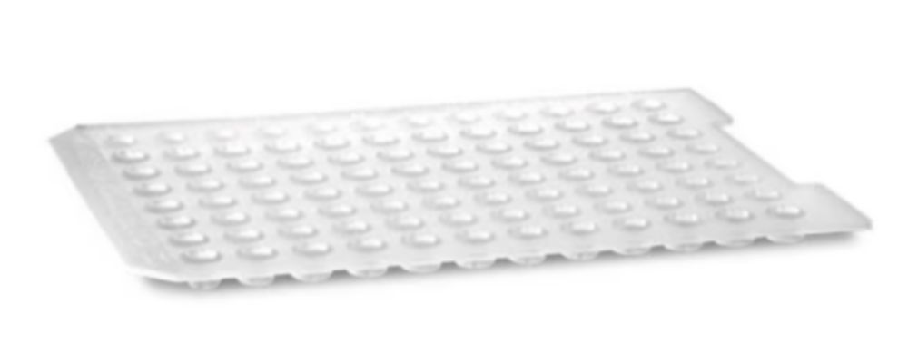 Capmat voor 96-well deepwellplaten, PP, met 7 mm ronde plug