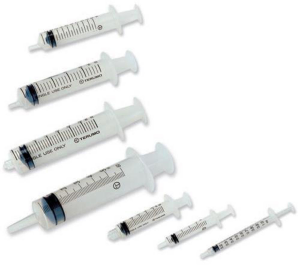 Spuit 50 ml 3 delig, Luer-Lock