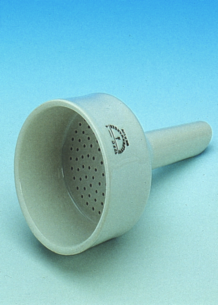 Büchnertrechter voor Ø filter  27 mm, inh. 10 ml porselein