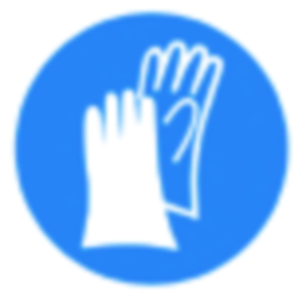 SecuBox Midi, 23,6x22,5x12,5c  blauw voor handschoenen