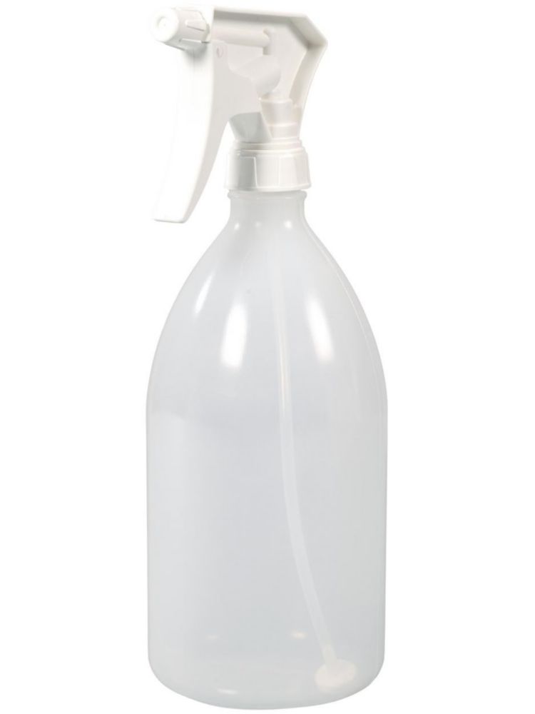 Sproeifles 1000 ml, LDPE, Ø fles 98 mm, hoogte 295 mm