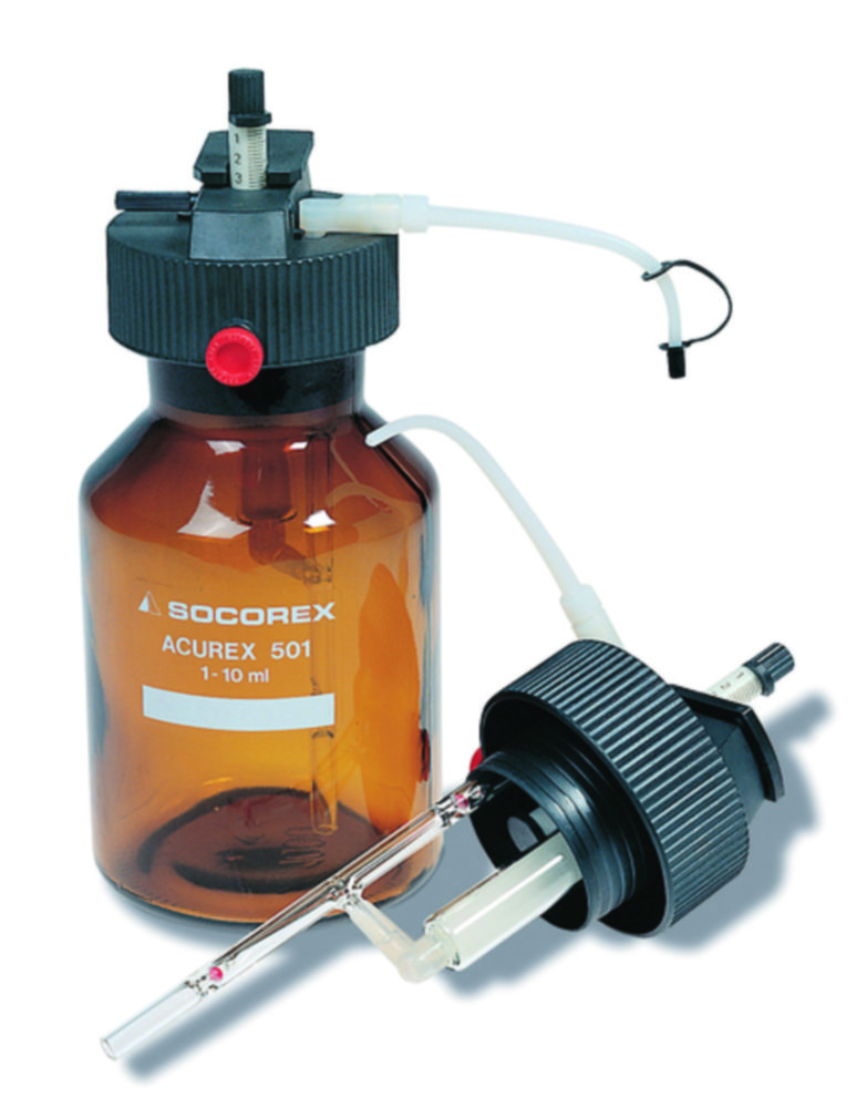 ACUREX 501, Dispenser 1-30 ml  met bruinefles 2000 ml