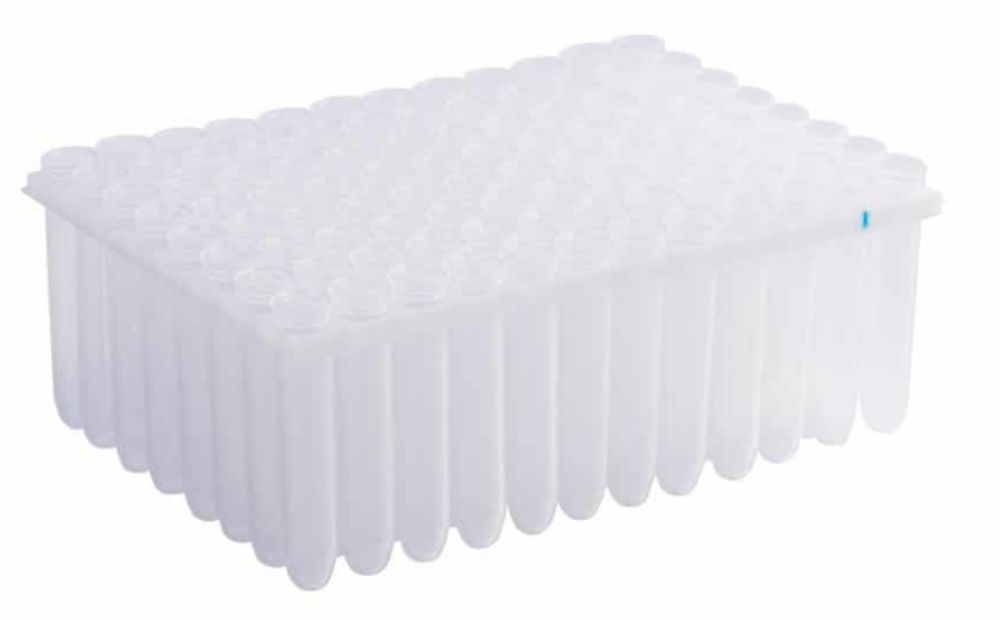 1.4ml Non coded Tubes U-bottom in Refill carrier-96