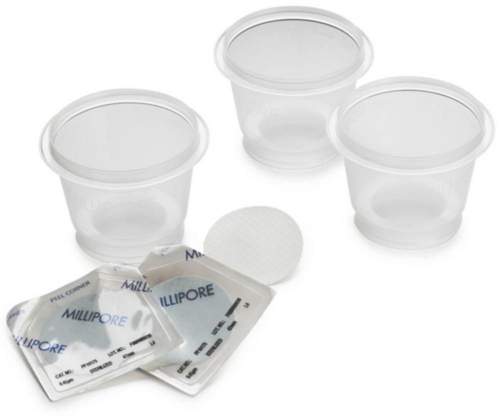 Microfil Trechter & Filter, 100 Ml, 0,45 µm 47 Mm Wit Gerasterd