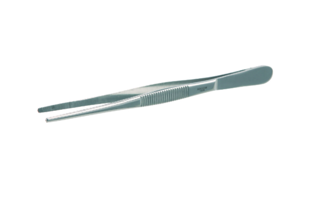 Pincet 115 mm, RVS 18/10  stompe punt