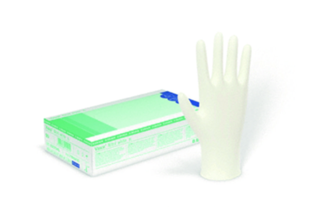 Handschoenen, Nitril, maat XL, lengte 240 mm, Vasco, poedervrij, wit
