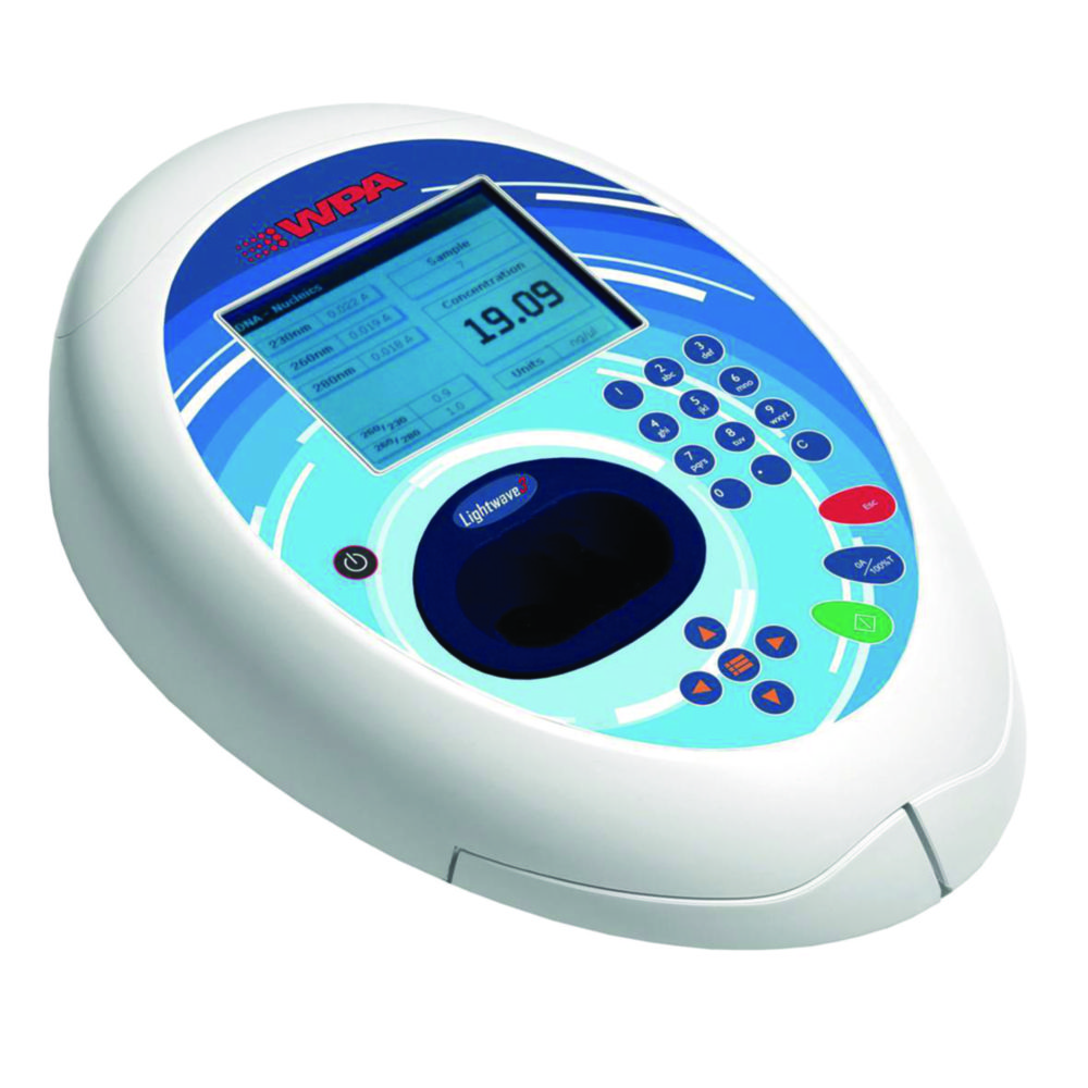 Spectrofotometer Lightwave 3, UV/VIS, LCD display