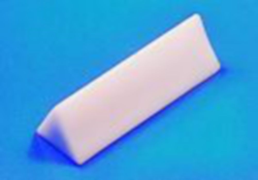 Magneetroerstaaf PTFE,  L 40 mm, Ø 14 mm, Driehoek
