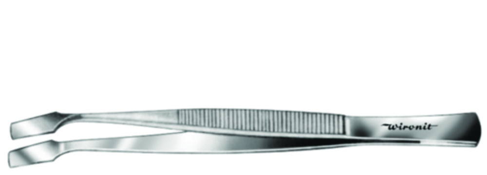 Dekglaspincet 105 mm,  Wironit staal CrNi 18/12