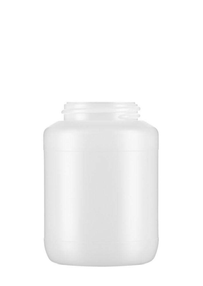 Pot 750 ml HDPE, rond naturel, Ø 65 mm zonder dop