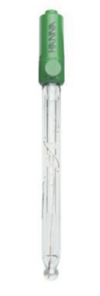 pH-elektrode glas, HI11310 , m. temperatuursensor, kabel 1m, met 3,5 mm connectie