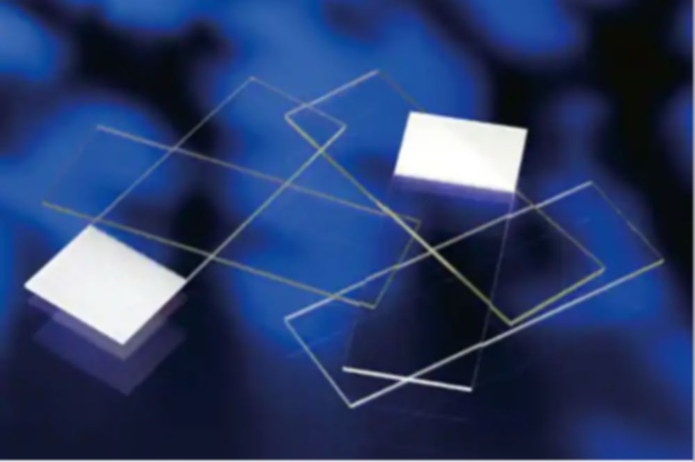 Fisherbrand Microscope Slides with 90° Ground Edges, Glass 76 mm x 26 mm, Twin Frosted