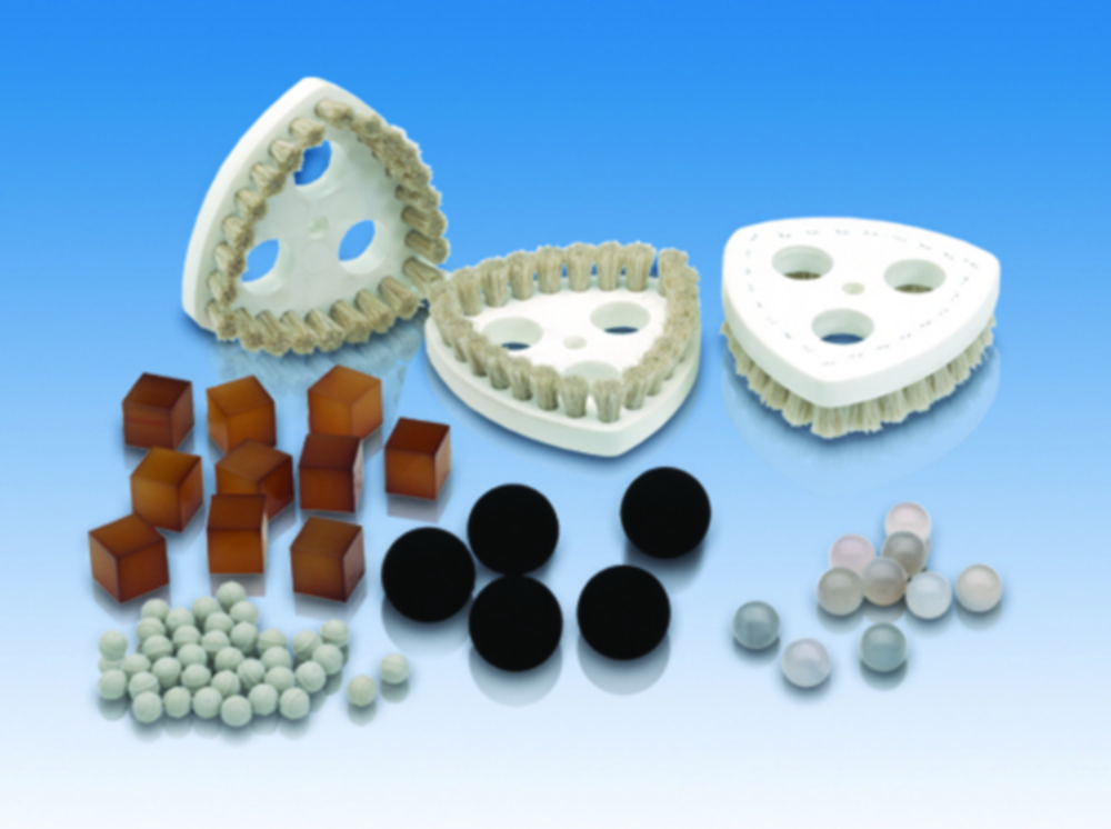 Rubberkogels Ø 20 mm,  zeefhulpmiddel voor moeilijk