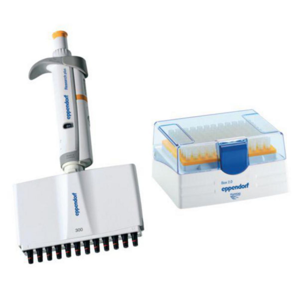 Pipet Research Plus 12-kan GLP 30 - 300 µl, oranje
