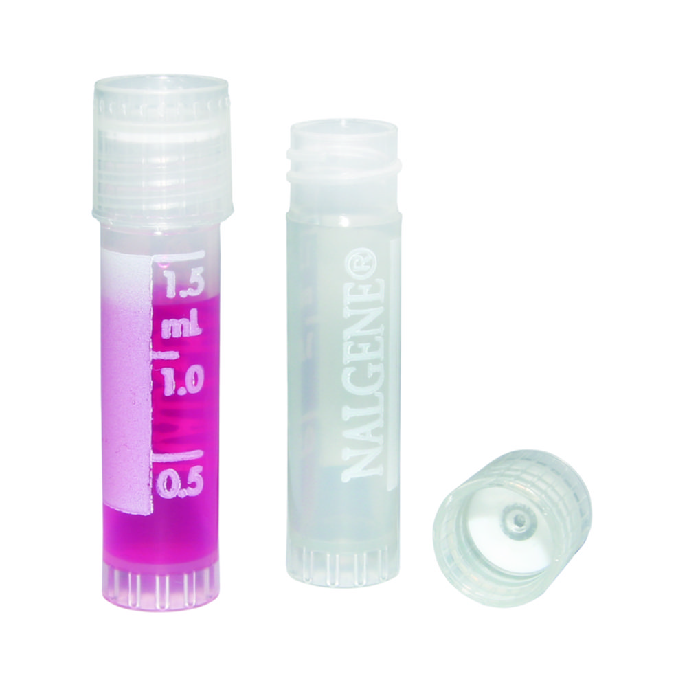 Cryovials met uitwendige schroefdraad, PP, 15ml, 33x47mm, 75st.