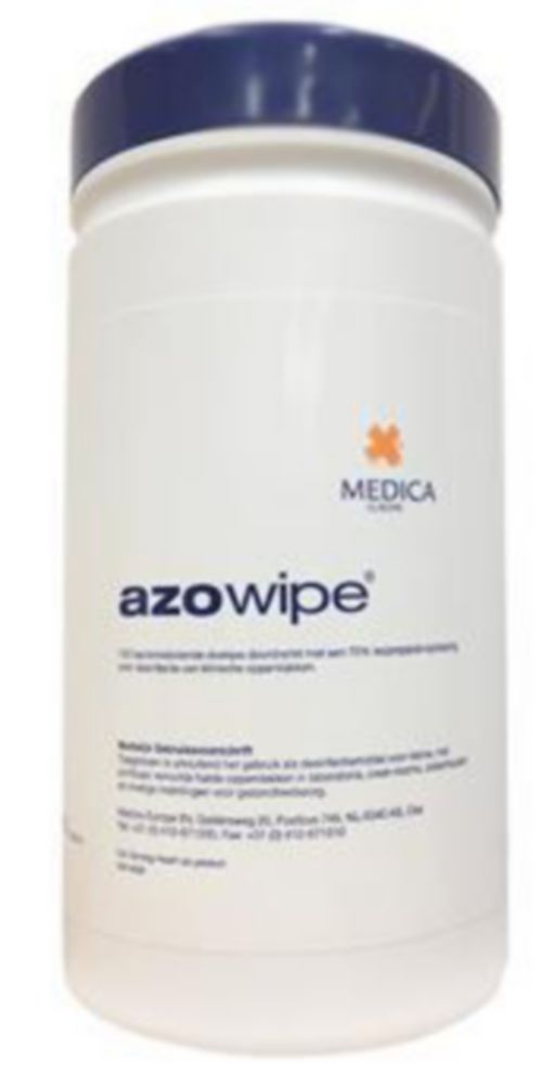 Azowipe 130x185 mm dispenser à 100 stuks desinfectiedoekjes CTGB NL0020836-0001