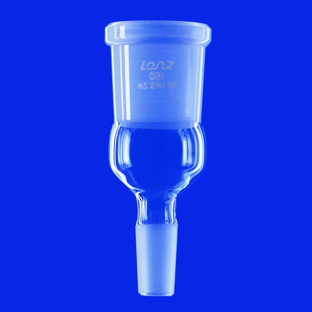 Overgangsstuk, huls NS24/29,  kern NS19/26