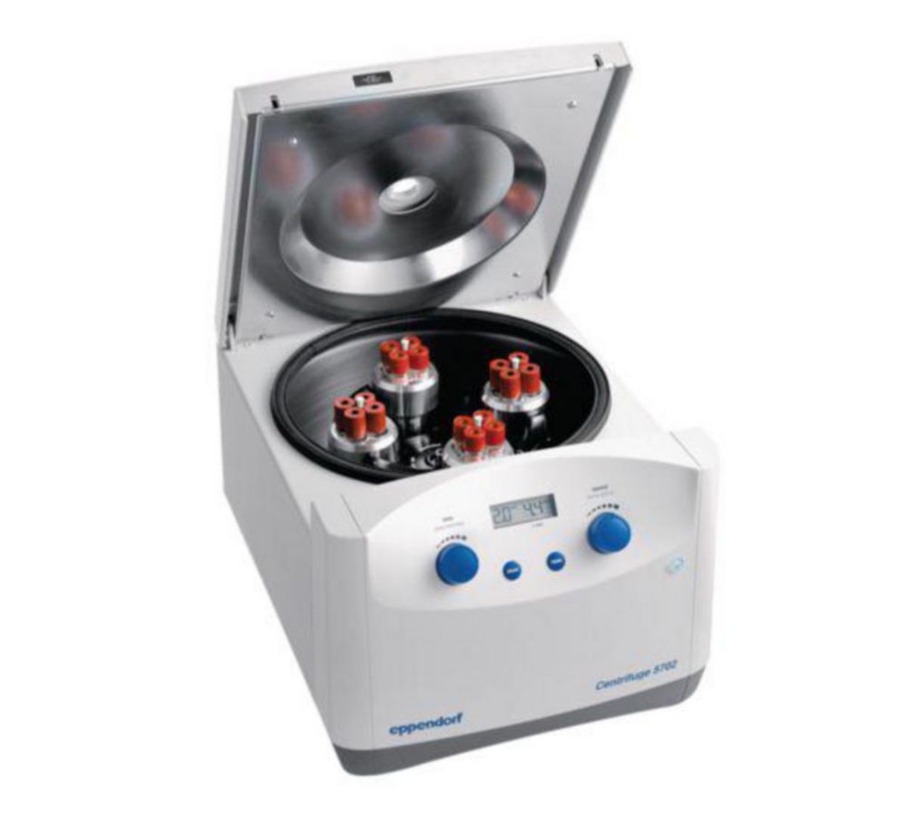 Centrifuge 5702 G, incl. rotor A-4-38 and 13/16mm adapters