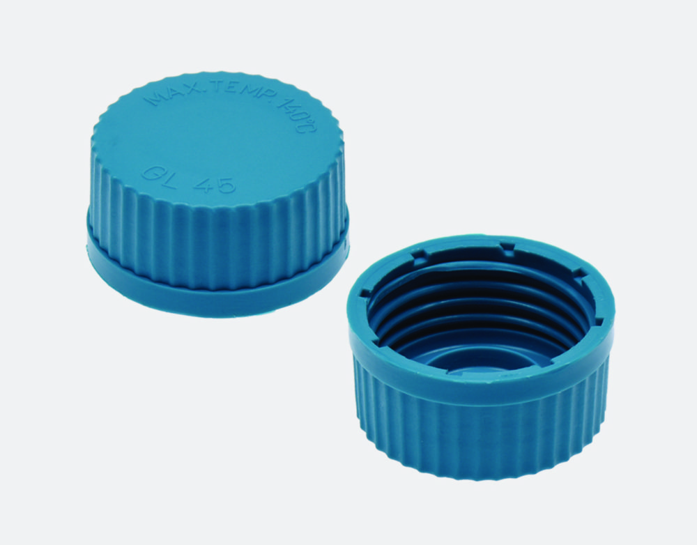 Schroefdoppen, PP, GL 45, geel