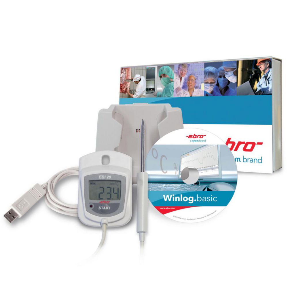 Datalogger EBI-20-TE1  temperatuur + voeler