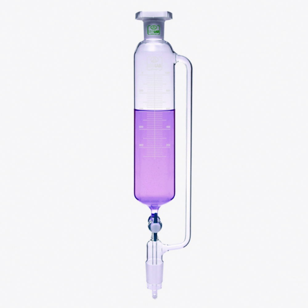 Druppeltr. Cil. 50 ml verdeeld  kern NS29/32, huls NS19/26