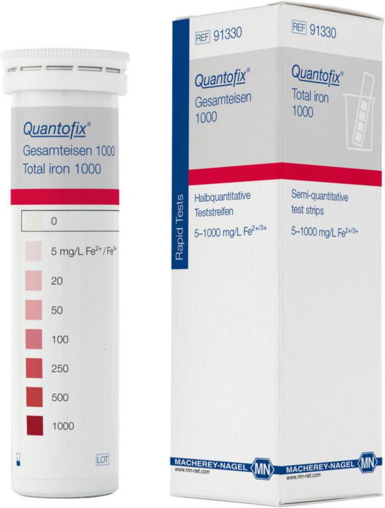 Quantofix ijzertest 1000  Semi-quantitative test strips
