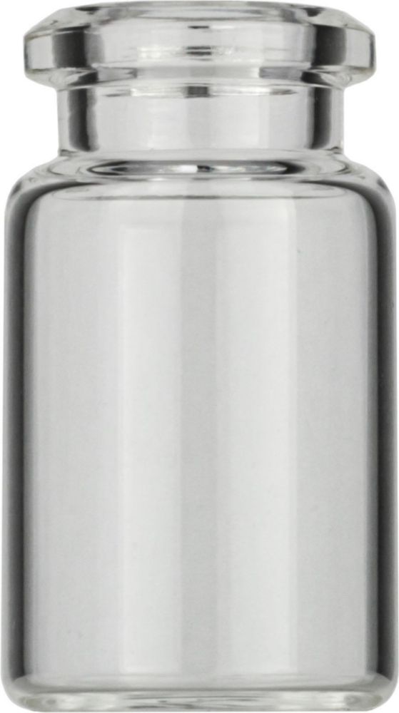 Vials 5 ml, glas 21,7x38,2 mm  helder, crimp-neck N20, vlak