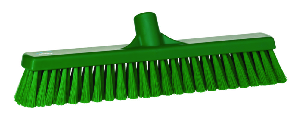 Bezem, 410 mm, zacht, groen  zonder steel