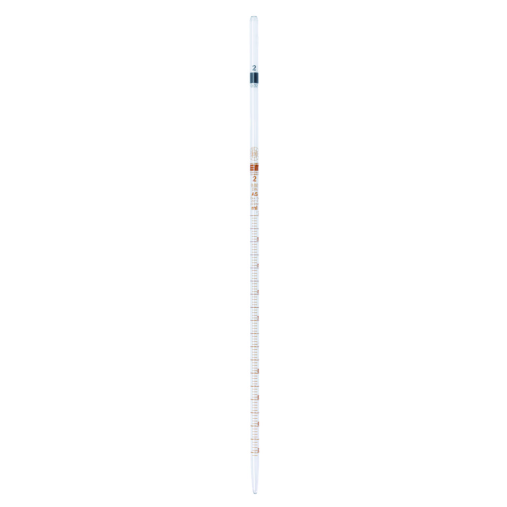 Meetpipet 5:0,05 ml, AS, tip, gr. bruin, o-onder, L=360 mm