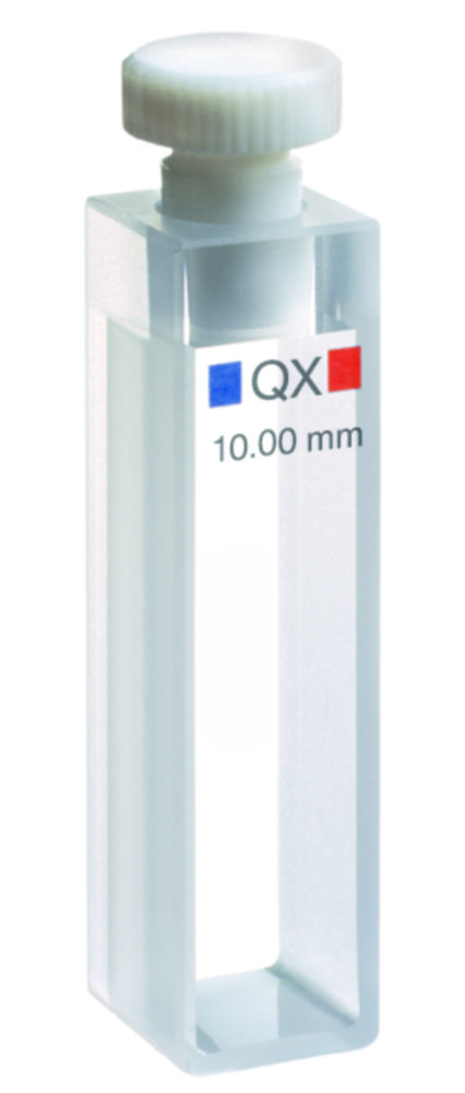 Cuvet 100-QX, 10 mm, 3500ul SUPRASIL 300 met deksel