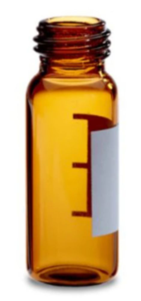 Amber Glass 12 x 32 mm Screw Neck Vial, 2 mL Volume