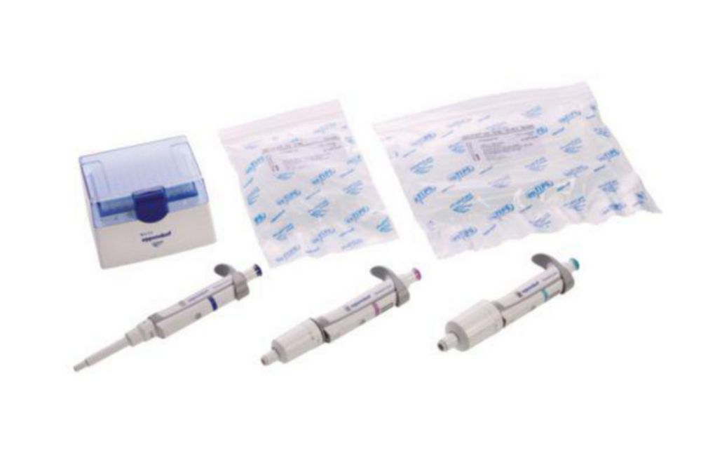 Pipet Research Plus opt. 3 GLP 3-pack 100-1000µl/0,5-5/1-10ml