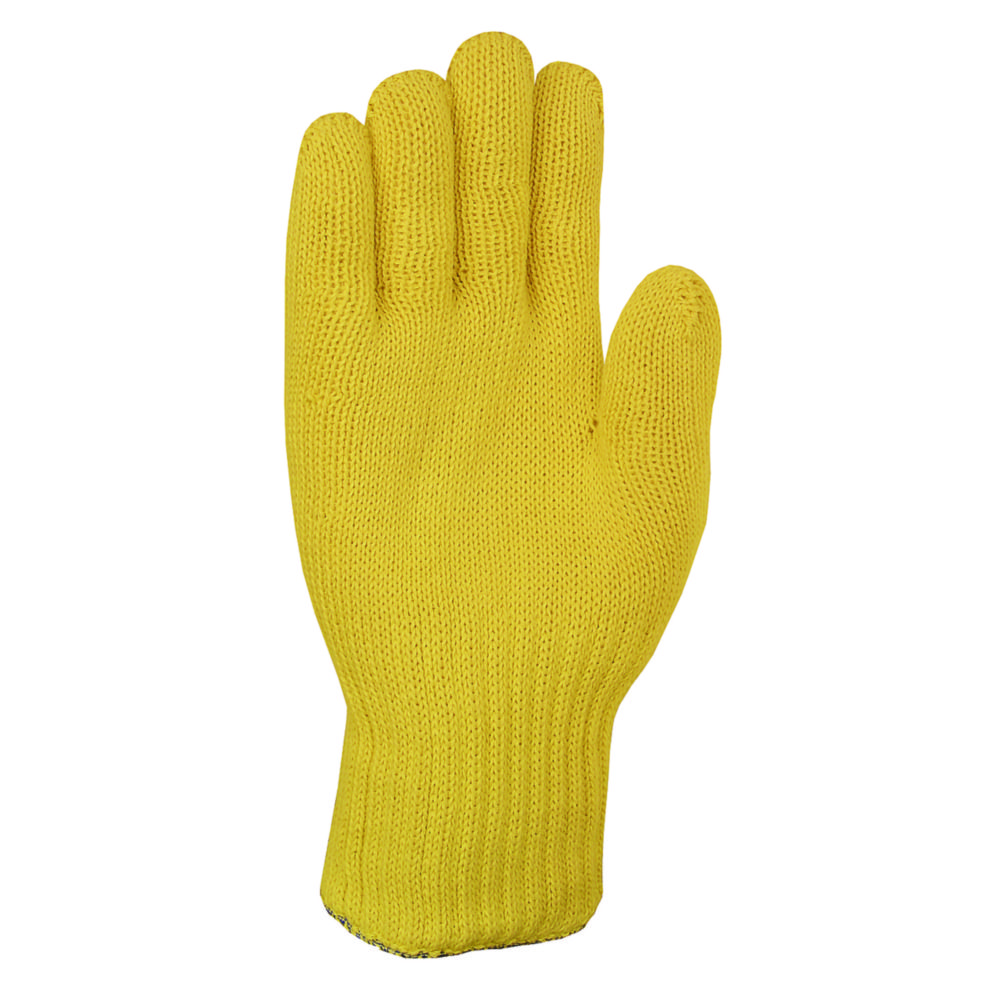 Handschoenen, Kevlar, maat XXXL, lengte 250 mm, K-Basic, hittebescherming tot 250°C, geel