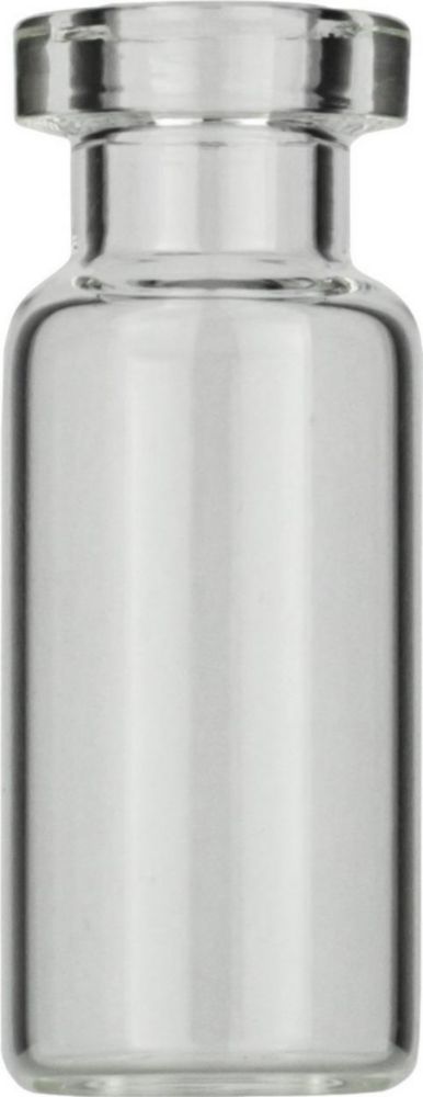 Vials 2 ml, glas 13,75 x 35 mm helder, Crimp-nek N13, vlak