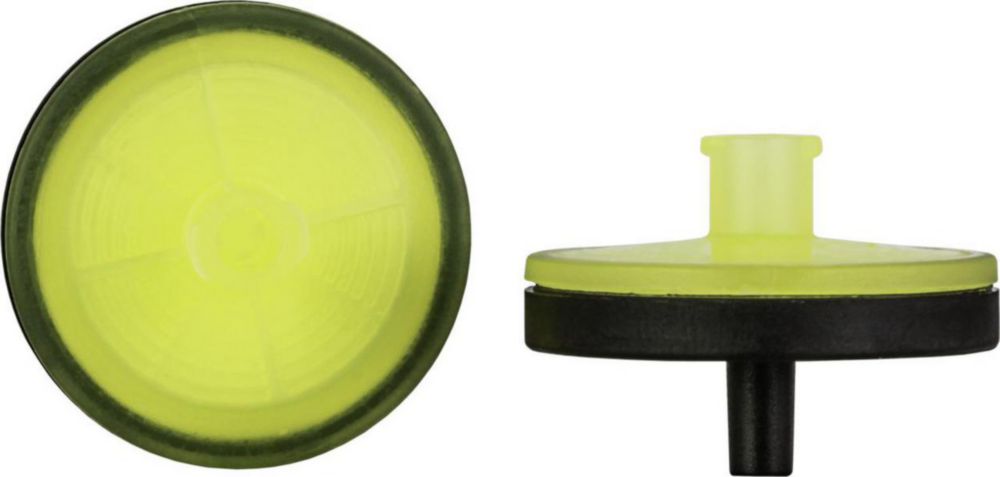 Spuitfilters Chromafil GF  Ø 25 mm, 1,0 µm, PP, geel/bla