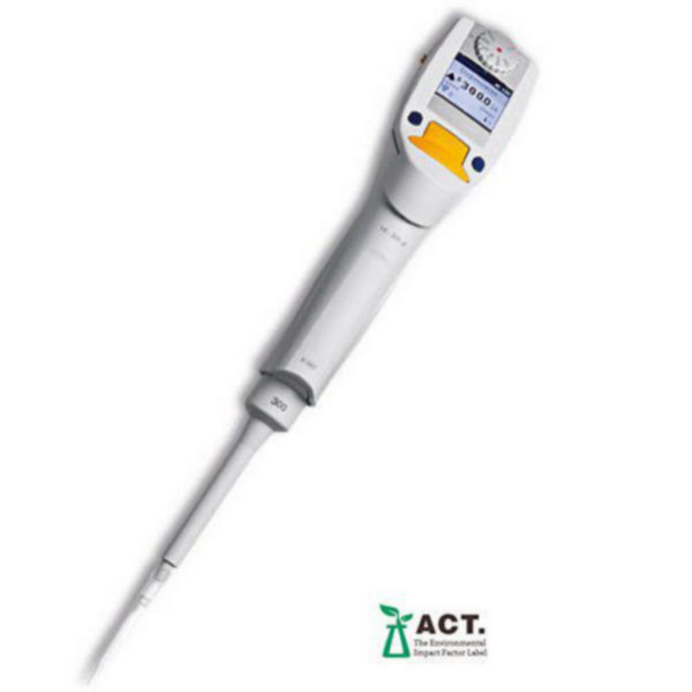 Pipet Xplorer 1 kanaals 15-300 µl rocker schakelaar oranje