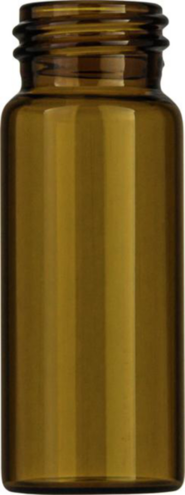 Vials 30 ml, glas 72,5x27,5 mm  bruin, schroefnek N24