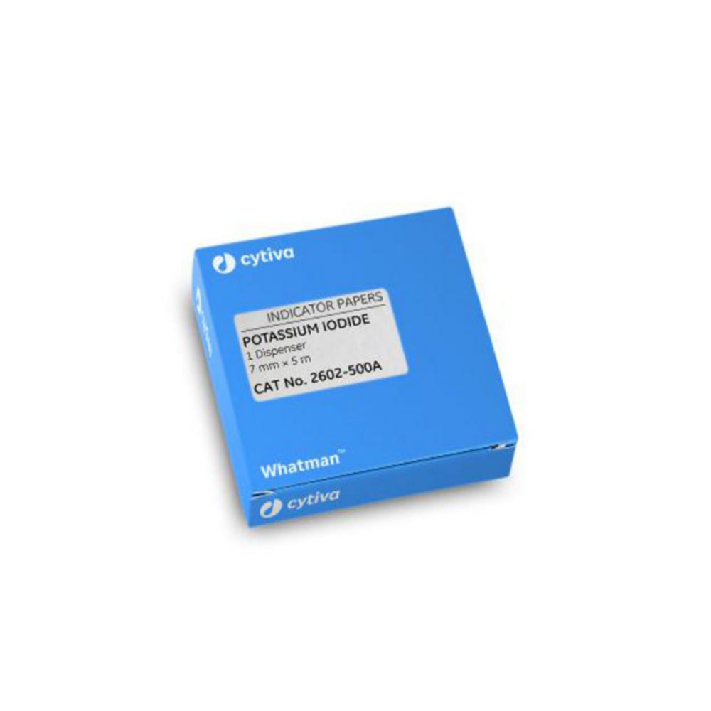 pH indicator- en testpapier, Kaliumjodide, rol 5 m x 7 mm, lakmoes rood, litmus
