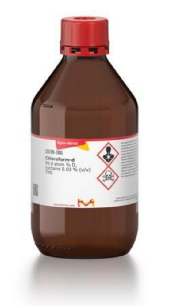 Chloroform-D, 99,8 Atom % D bevat 0,03% v/v TMS