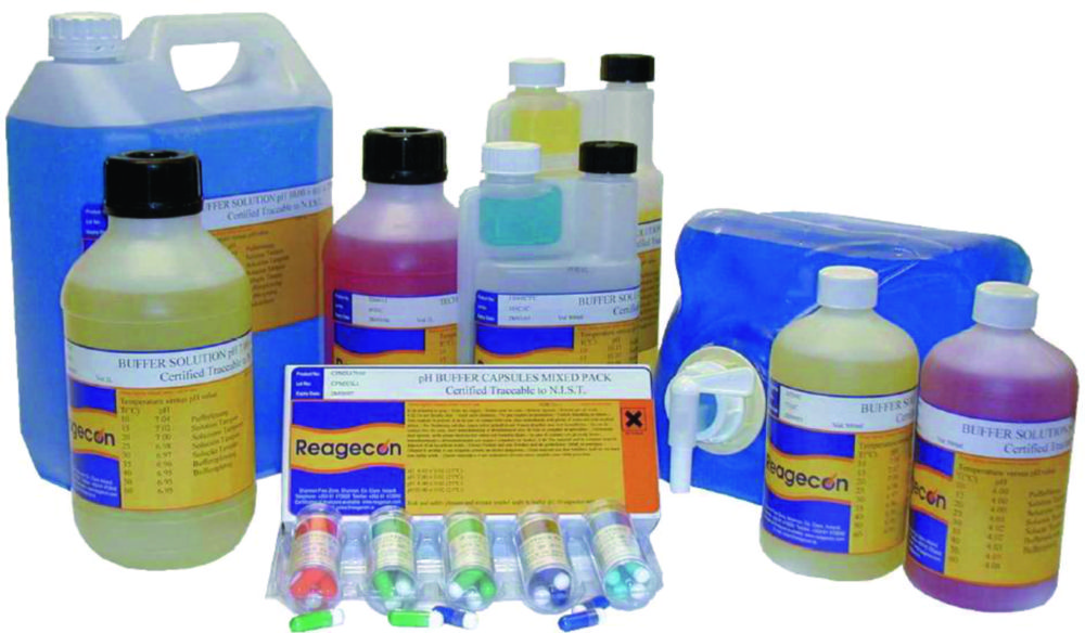 Bufferoplossing pH 7,00 +/- 0,01 bij 20°C, Kunststof jerrycan 5l, geel, NIST/ISO17025