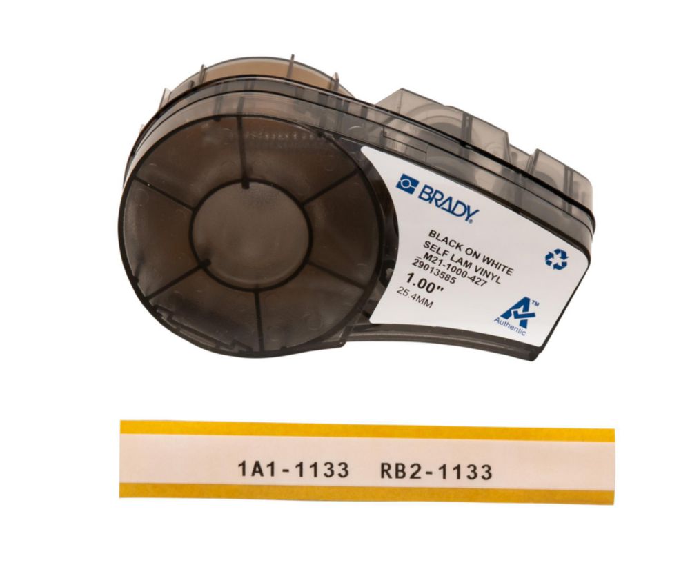 vinyl B-427 labels, 25.4mm