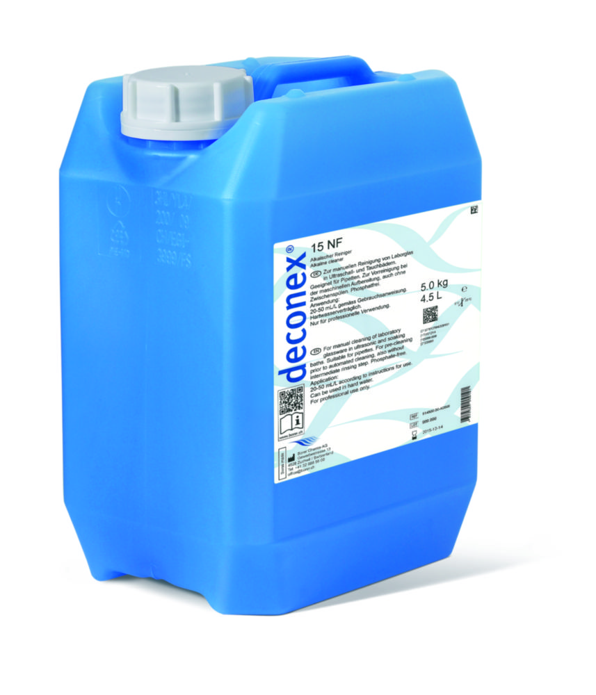 Deconex 15 NF vloeibaar, fosfaatvrij, niet schuimend