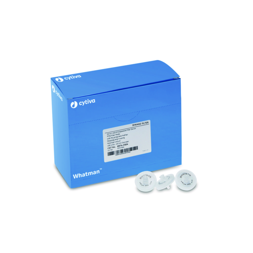syringe filter,  Whatman, blau doos, wegwerpbaar, labourwaren
