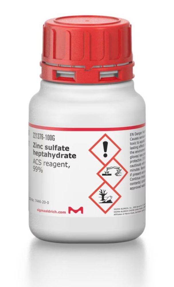 Zinksulfaat Heptahydraat, ACS reagent, 99%