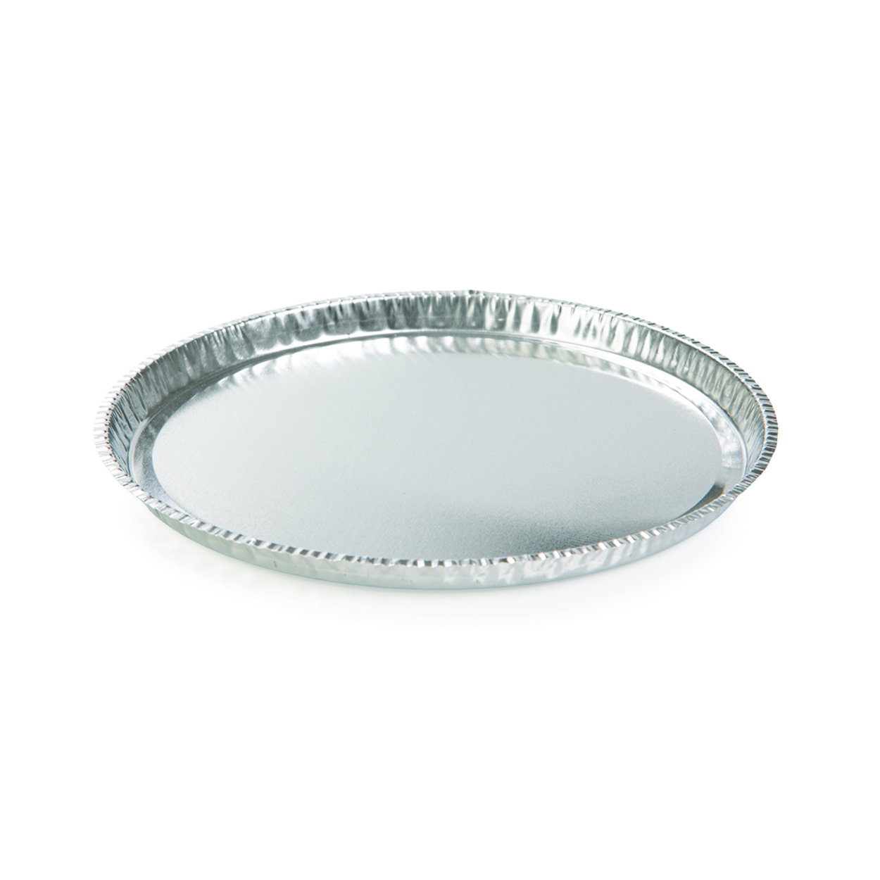 taartvorm, aluminium, rond, gegraveerde rand, serveerschotel