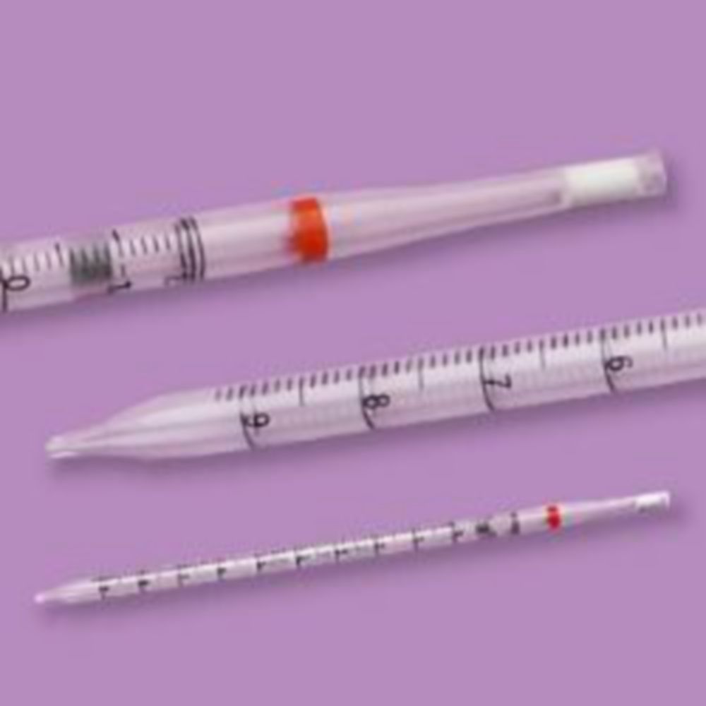 Serologische pipet 10:0,1 ml  PS, steriel, single,verp a 500