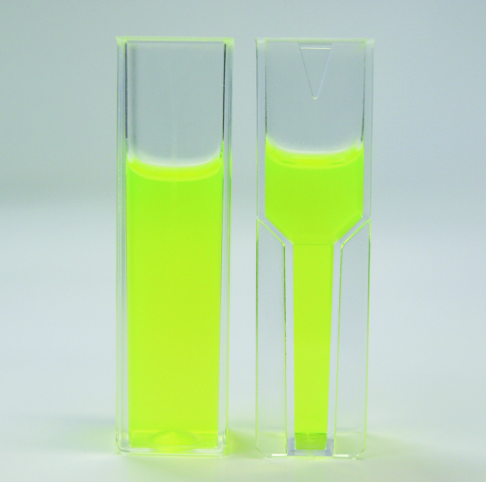 Kuvet, weglengte 10mm, PS, UV 340-900 nm,  4 ml, Macro