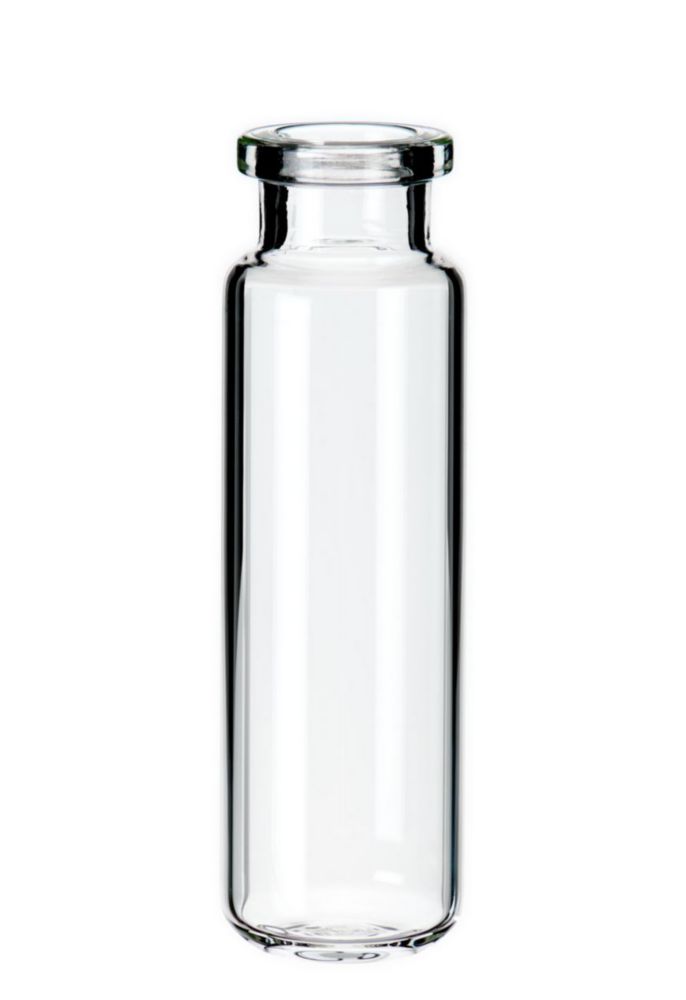 Vials 20 ml, glas 75,5x22,5 mm helder, Crimp-nek ND20, HeadSp