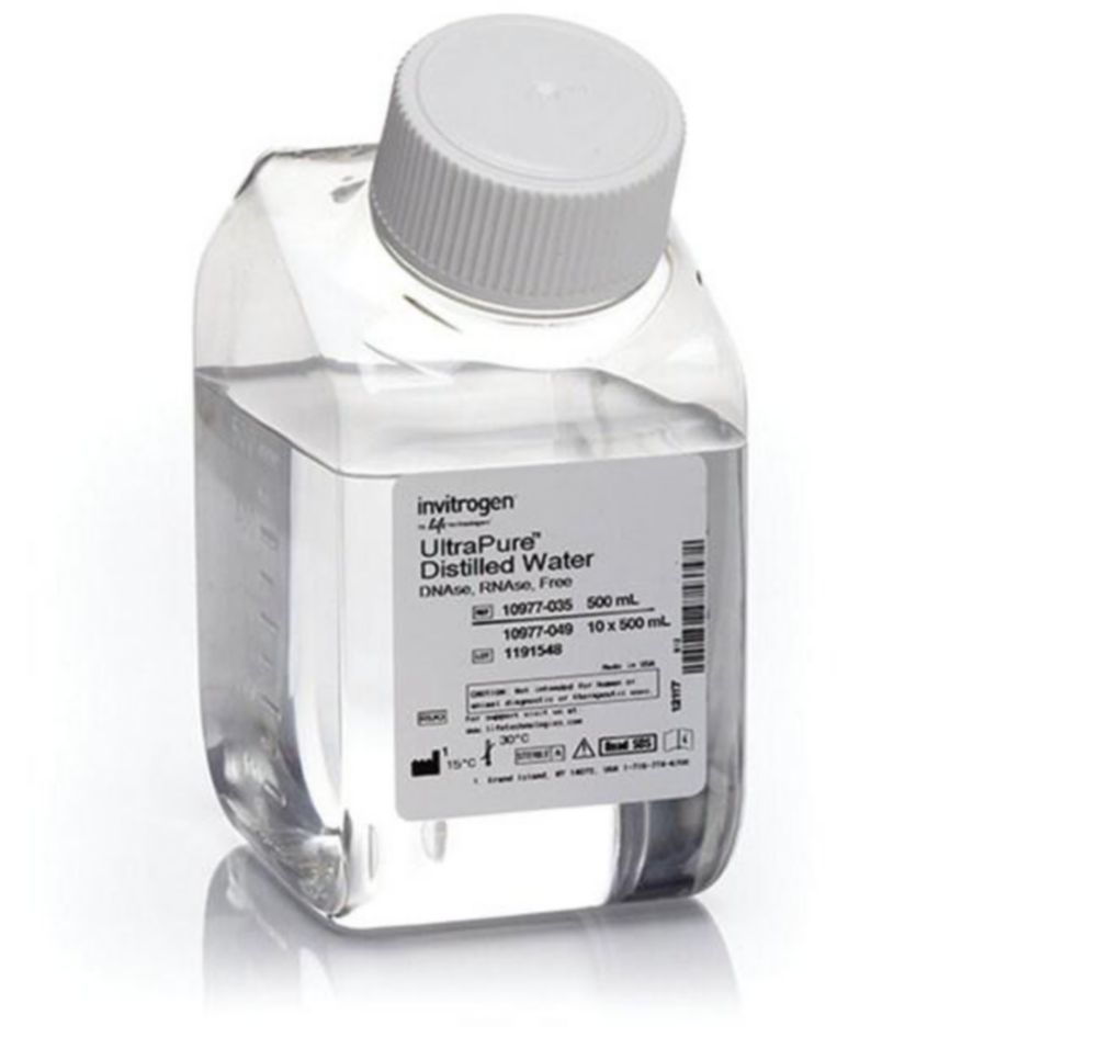 Water, Dnase, RNase free distilled Ultrapure